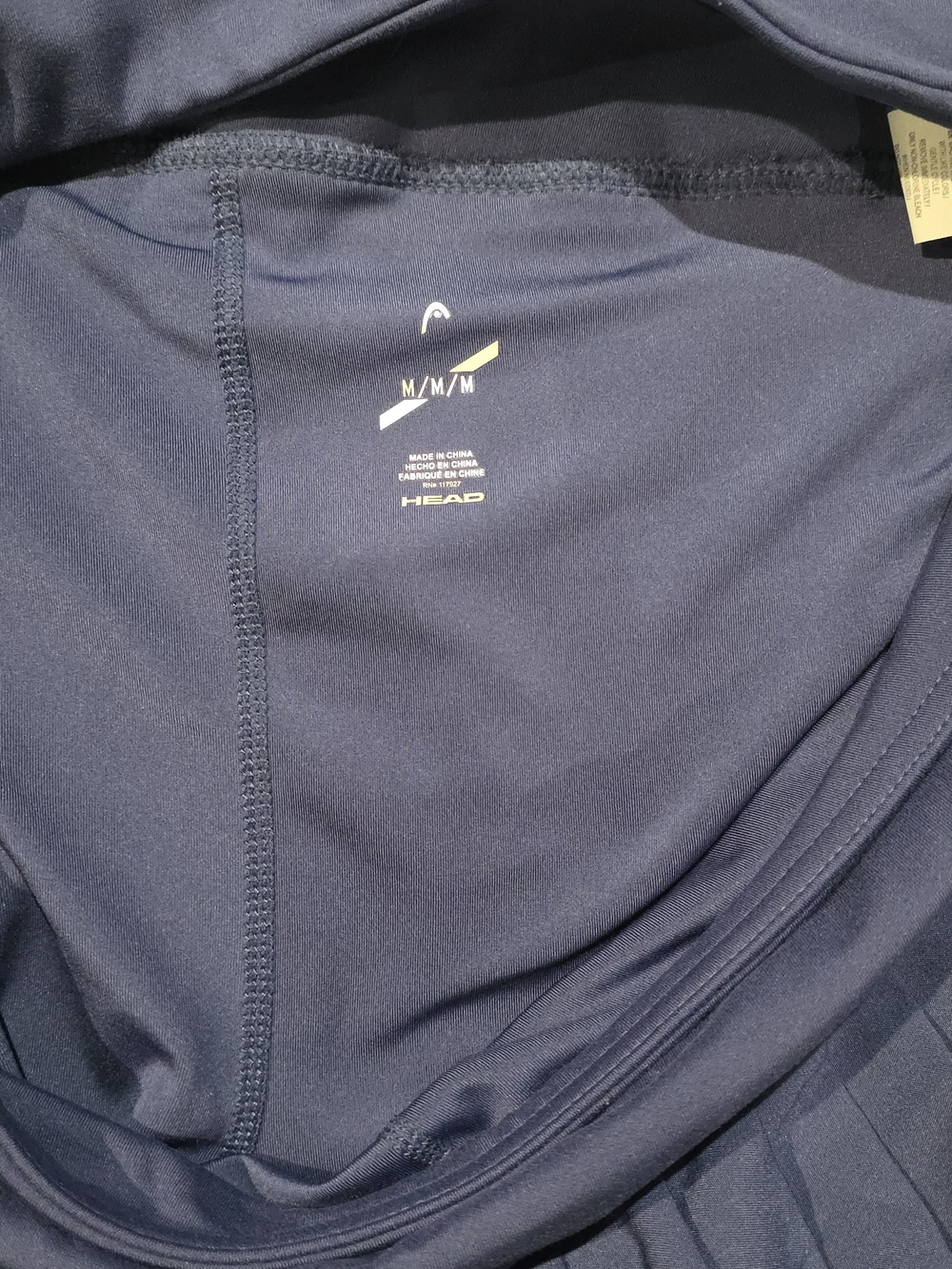 HEAD Pleaded Navy Blue 13" Golf / Tennis Skort Size Medium - Picture 4 of 5